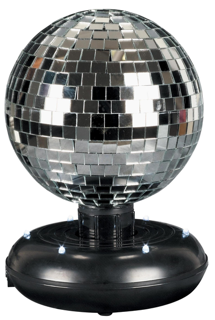 Lustrzana kula dyskotekowa Music LED Mirror Disco Ball 15 cm (5744000780610) - obraz 1