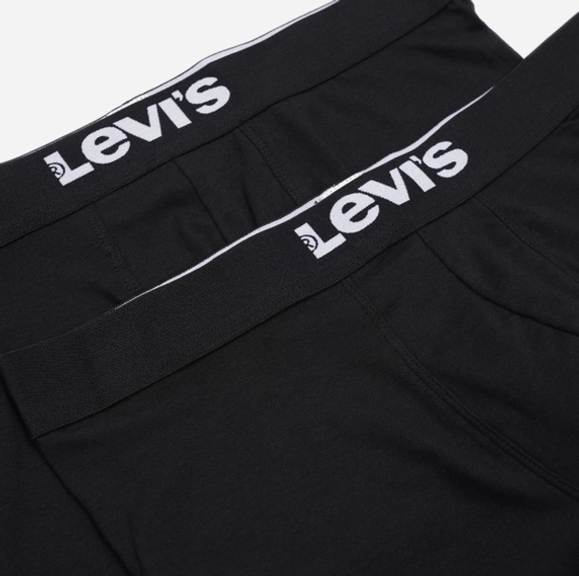 Zestaw majtek męskich typu bokserki 2 szt Levi's Solid Basic Trunk Organic Co 2P 701222844-001 M Czarny (8720245438278) - obraz 5