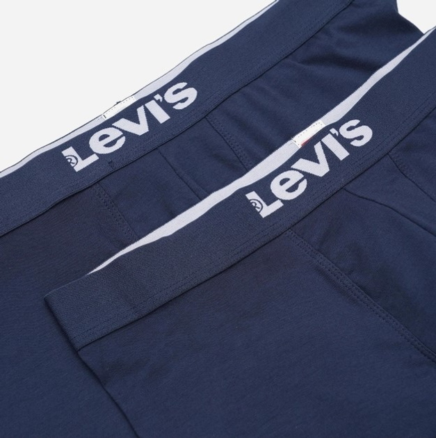Zestaw majtek męskich typu bokserki 2 szt Levi's Solid Basic Trunk Organic Co 2P 701222844-002 M Niebieski (8720245438315) - obraz 5