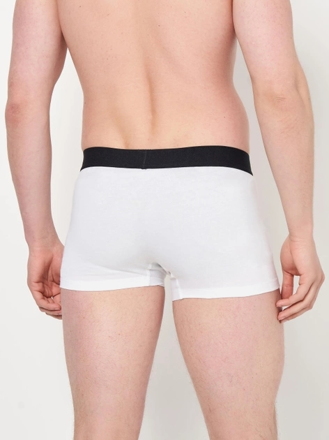 Набір трусів-боксерів чоловічих 2 шт Levi's Solid Basic Trunk Organic Co 2P 701222844-005 L Білий/Чорний (8720245438445) - зображення 3