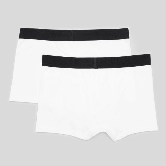 Набір трусів-боксерів чоловічих 2 шт Levi's Solid Basic Trunk Organic Co 2P 701222844-005 L Білий/Чорний (8720245438445) - зображення 4