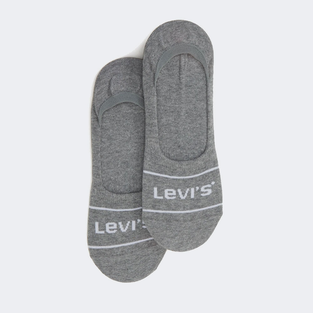 Набір жіночих слідів 2 пари Levi's Low Rise Sport 2P 7012195080030 35-38 Сірий (8720245286411) - зображення 2