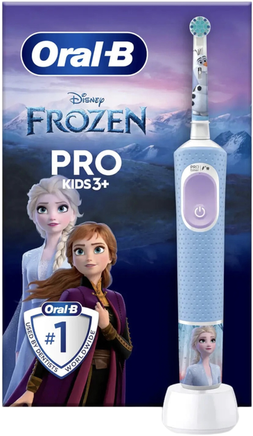 Elektryczna szczoteczka do zębów Oral-b Braun Vitality Pro Kids 3+ Frozen (8006540772409) - obraz 1