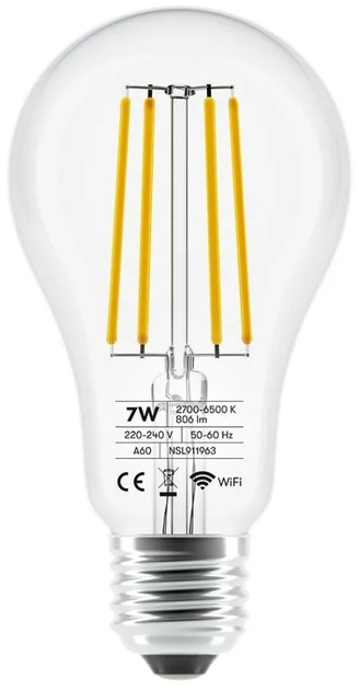 Inteligentna żarówka Lite Bulb Moments Smart White ambience E27 7 W (NSL911963) - obraz 2