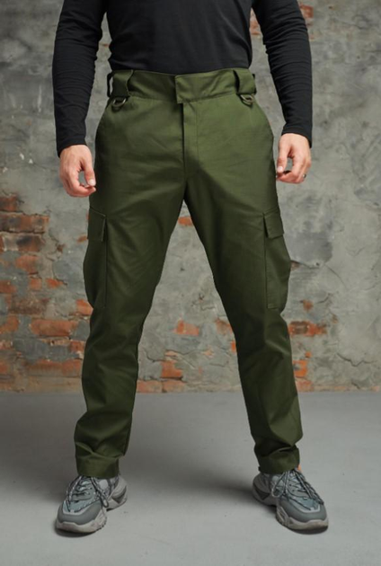 Мужские штаны демисезонные рип стоп Intruder 0167 S Хаки ( IN - 0167/02 A ) - изображение 1