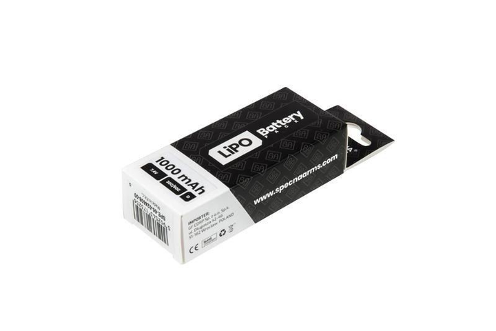 Аккумулятор LiPo 7,4V 1000mAh 30/60C (PEQ) - T-Connect (Deans) [Specna Arms] (для страйкбола) - изображение 2