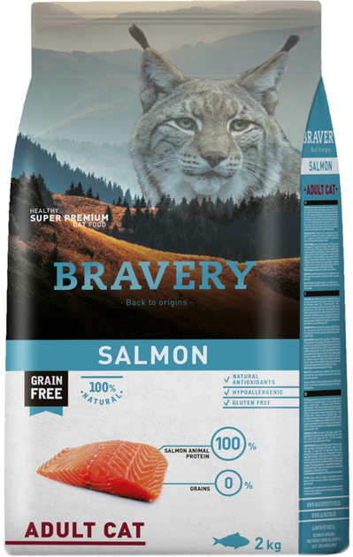 BRAVERY Salmon Adult Cat 2