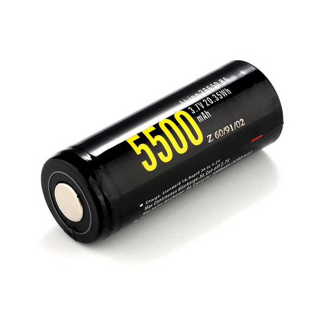 Аккумулятор Soshine 26650 5500mAh 1шт – фото, отзывы, характеристики в ...