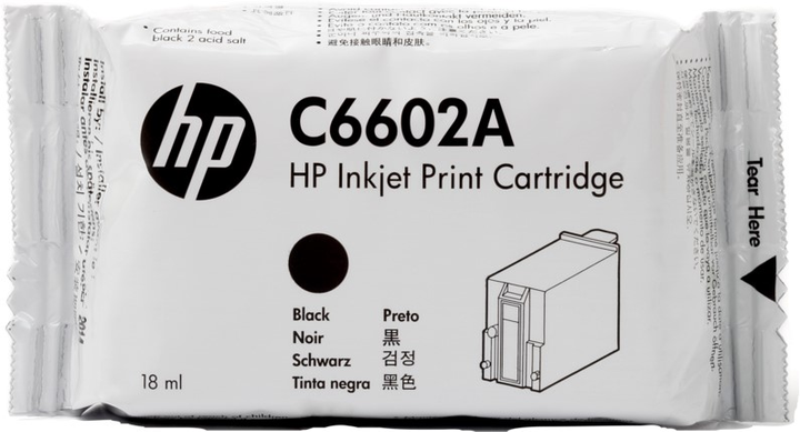 Tusz HP C6602A Ink Cartridge Black - obraz 2