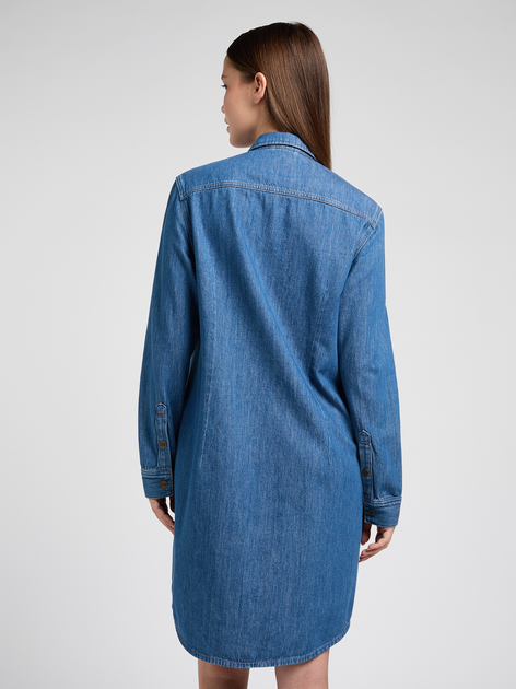Сукня джинсова жіноча Lee 112351139 XS Блакитна (5401019927558) - зображення 2