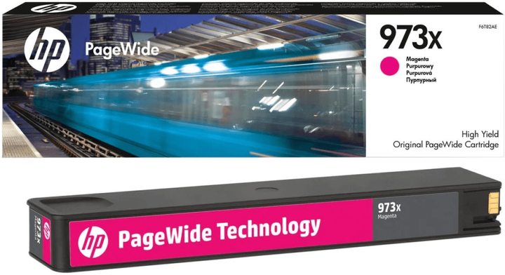 Tusz HP 973X PageWide Pro 452/477 Magenta (F6T82AE) - obraz 1