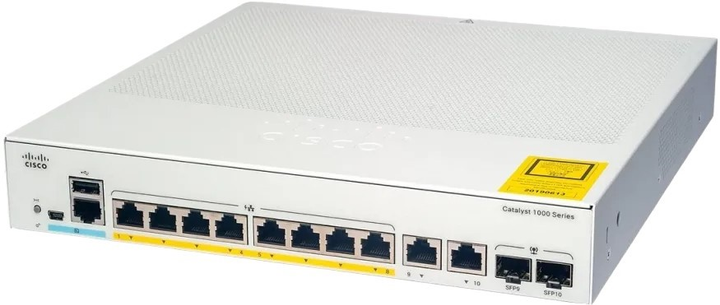 Przełącznik Cisco Catalyst C1000-8T-E-2G-L (889728248785) - obraz 1