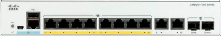 Комутатор Cisco Catalyst C1000-8T-E-2G-L (889728248785) - зображення 2