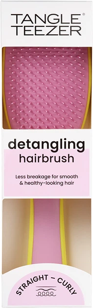 Szczotka do włosów Tangle Teezer The Ultimate Detangler Hyper Yellow & Rosebud (5060926684727) - obraz 5