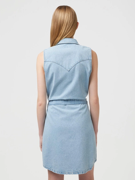 Плаття-сорочка жіноча Wrangler 112351310 S Блакитна (5401019939285) - зображення 2