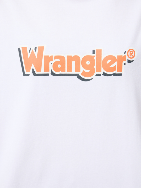 Футболка бавовняна жіноча Wrangler 112350634 S Біла (5401019850948) - зображення 5