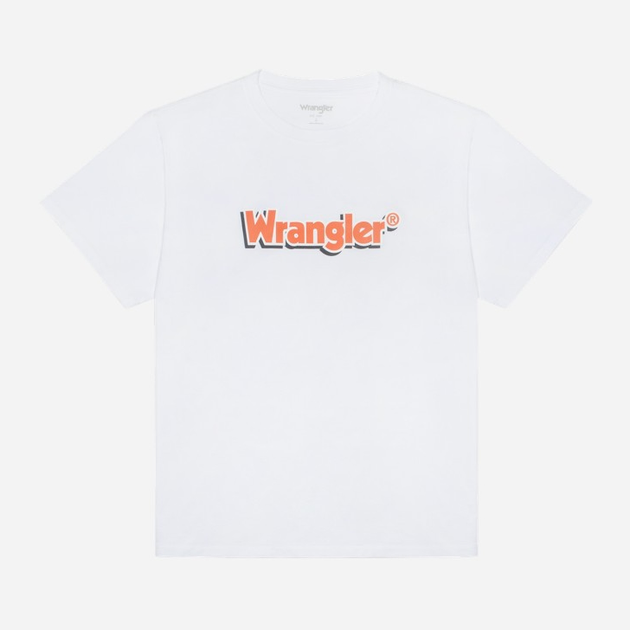 Футболка бавовняна жіноча Wrangler 112350634 M Біла (5401019850610) - зображення 6