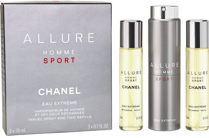 Набір для чоловіків Chanel Allure Homme Sport Eau Extreme 3х20 мл (3145891235005) - зображення 1