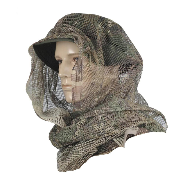 Багатофункціональний сітчастий шарф M-Tac Sniper Face Veil Scarf мультикам розмір 21 x 10 см - зображення 1