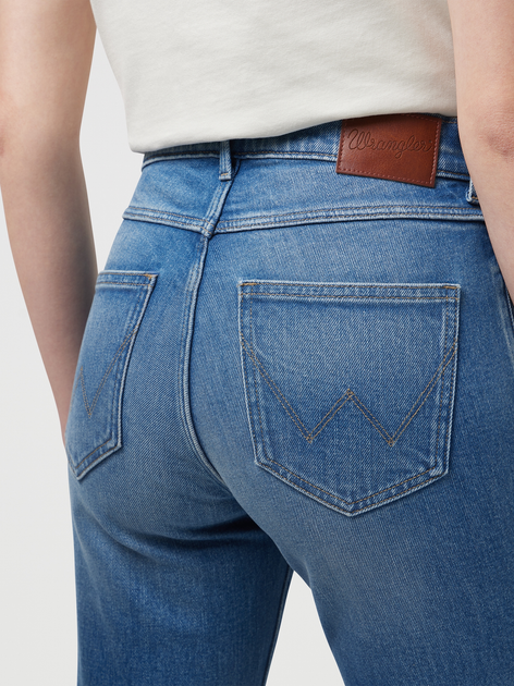 Jeansy regular fit damskie Wrangler 112351744 28/32 Niebieskie (5401019942438) - obraz 5