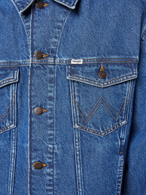 Kurtka jeansowa męska Wrangler 112351265 XL Niebieska (5401019936604) - obraz 5