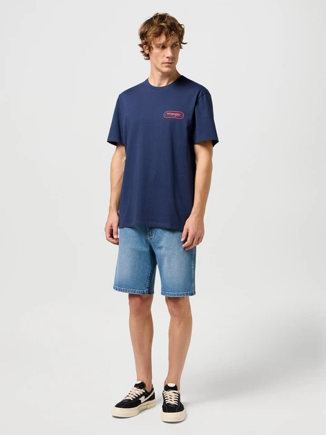 Koszulka męska Wrangler 112351389 S Ciemnoniebieska (5401019940199) - obraz 3