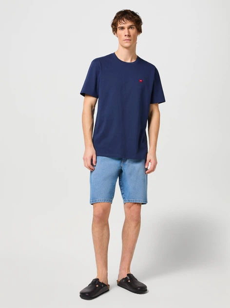 Krótkie spodenki męskie jeansowe Wrangler 112350659 34 Niebieskie (5401019856063) - obraz 3