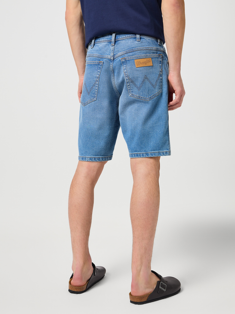 Krótkie spodenki męskie jeansowe Wrangler 112350659 36 Niebieskie (5401019856094) - obraz 2