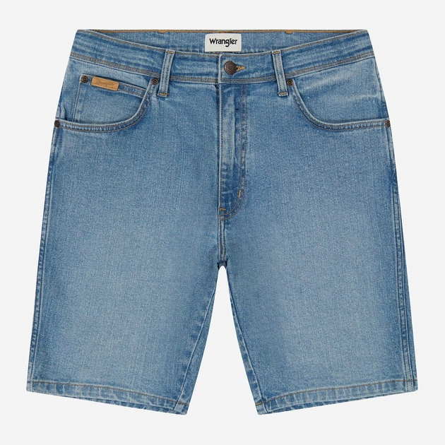 Krótkie spodenki męskie jeansowe Wrangler 112350659 38 Niebieskie (5401019856117) - obraz 6