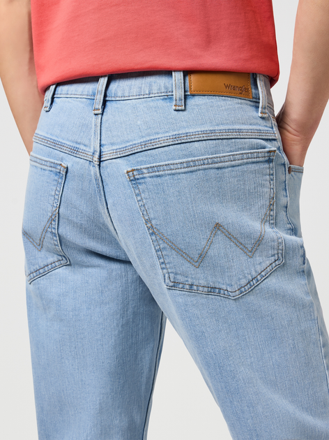 Джинси Regular fit чоловічі Wrangler 112126013 38/32 Блакитні (5400919282118) - зображення 5
