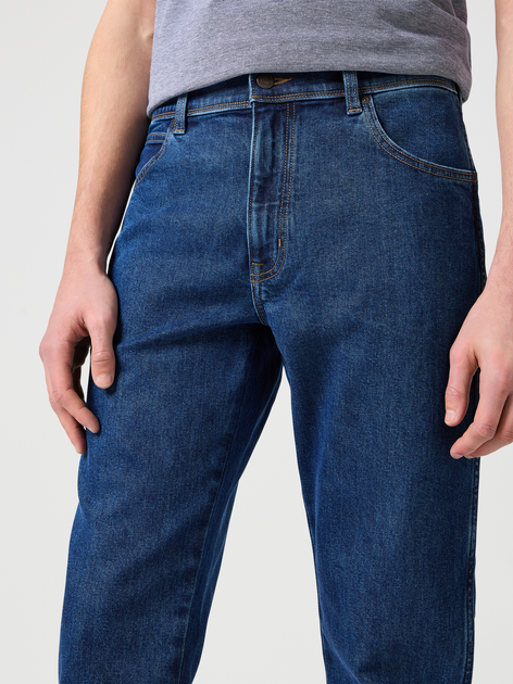 Jeansy regular fit męskie Wrangler 112125987 33/32 Niebieskie (5415037922242) - obraz 4