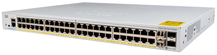 Комутатор Cisco Catalyst C1000-48P-4X-L PoE+ (889728248648) - зображення 1