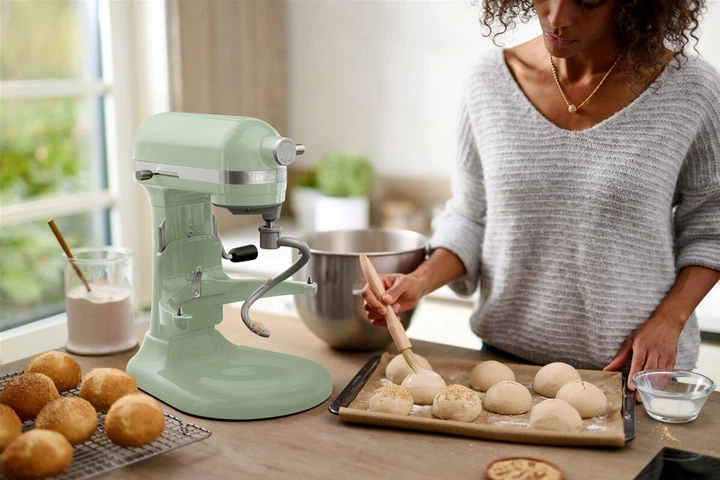 Кухонна машина KitchenAid Artisan 5KSM60SPXEPT 5.6 л з підйомною чашею фісташковий - зображення 7