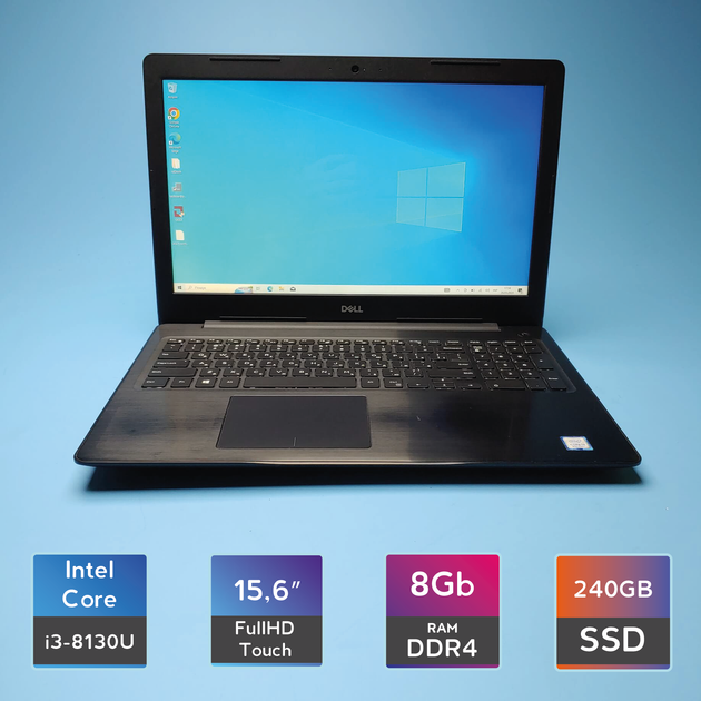 Ноутбук Dell Inspiron 5570 (i3-8130U/RAM 8GB DDR4/SSD 240GB) Б/В