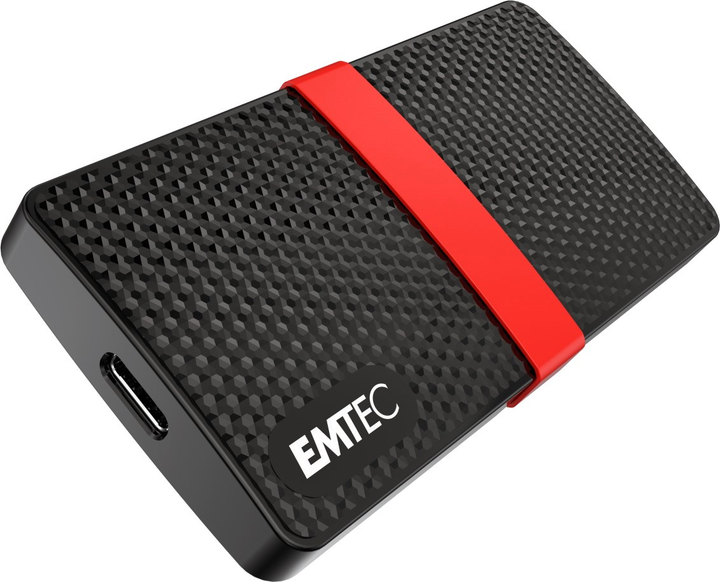 Dysk SSD Emtec X200 Portable Power Plus 512GB 2.5" USB-C 3.1 Gen1 3D V-NAND (ECSSD512GX200) - obraz 1