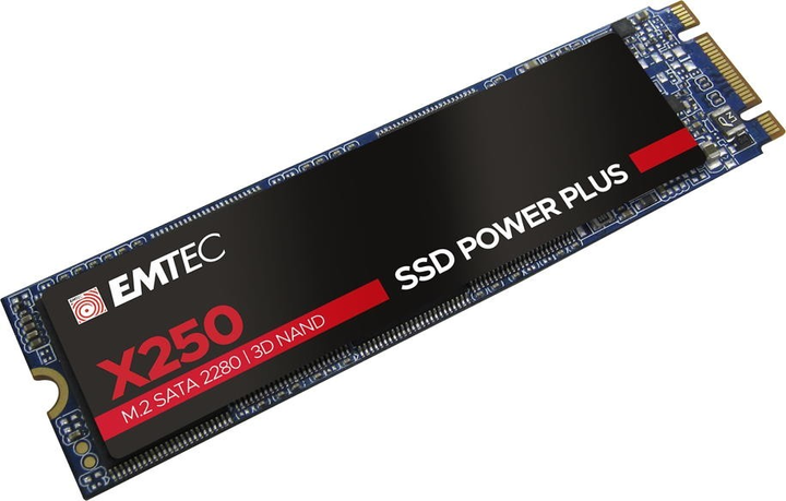 Dysk SSD Emtec X250 NVMe 512GB M.2 2280 SATA III 3D NAND (TLC) (ECSSD512GX250) - obraz 2