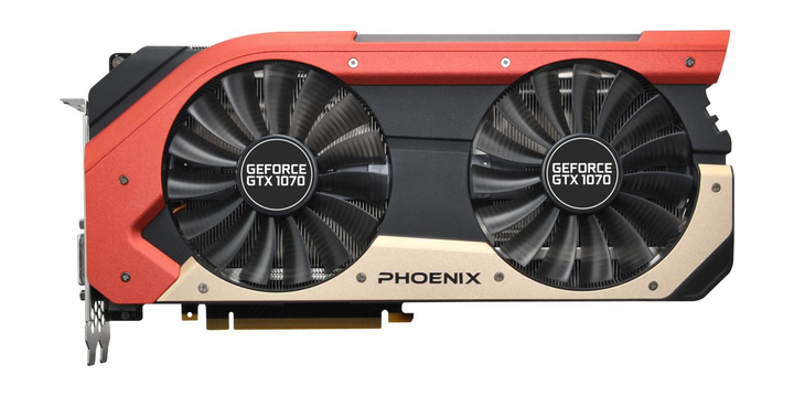Видеокарта GeForce GTX 1070 8GB Gainward Phoenix (NE51070015P2-1041F) Б ...