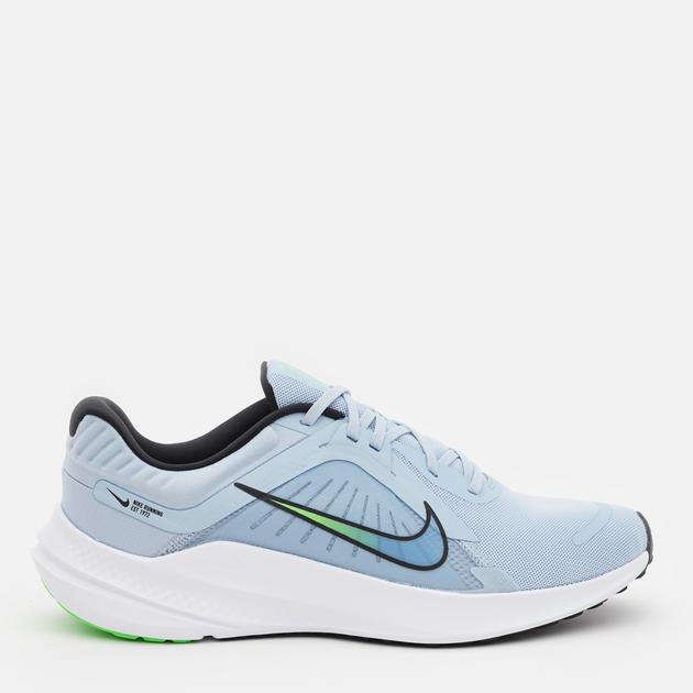 Акція на Чоловічі кросівки для бігу Nike Quest 5 DD0204-402 41 (8US) 26 см Lt Armory Blue/Black-Green Strike від Rozetka