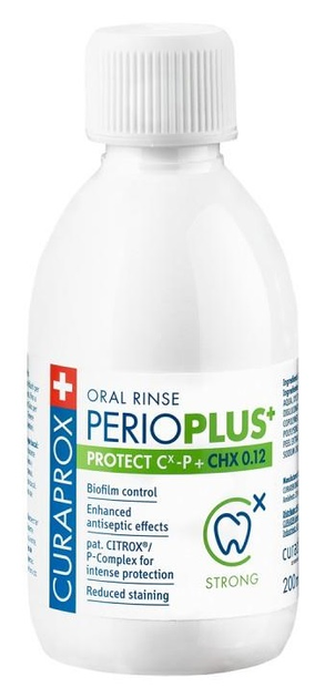 Ополіскувач для порожнини рота Curaprox PerioPlus+ Protect 0.12% CHX 200 мл (7612412426588) - зображення 1