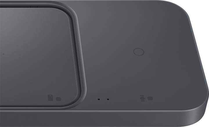 Бездротовий зарядний пристрій Samsung Wireless Charger Duo w/o TA 15 Вт Dark Grey (EP-P5400BBEGEU) - зображення 6