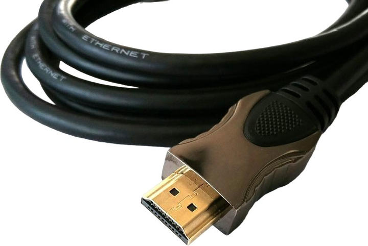Кабель Reekin HDMI - HDMI Ultra 4K 1 м Black (HDMI-003-1M) - зображення 2