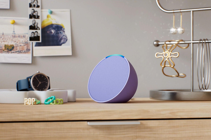 Портативна колонка Amazon Echo Pop Lavender (B09ZX7MS5B) - зображення 6