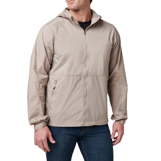 Куртка тактическая демисезонная 5.11 Tactical Packable Windbreaker Jacket 2XL Badlands Tan - изображение 1