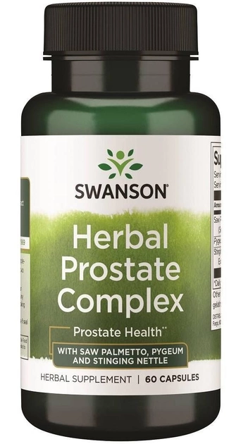 Харчова добавка Swanson Herbal Prostate Complex 60 капсул (087614119076) - зображення 1
