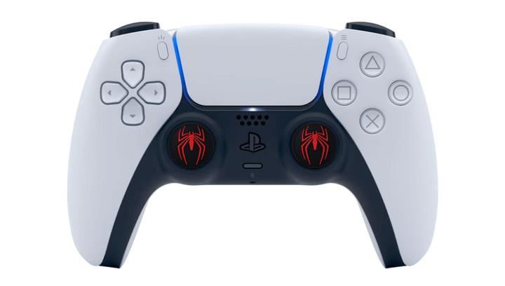 Накладки на Стики 2шт RMC Spider-Man PlayStation 5 4 3 2 1 Xbox Series One 360 Switch 2 Black Red - изображение 2