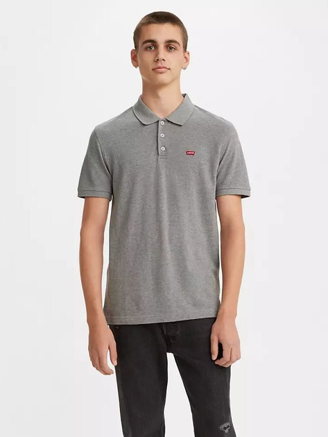 Поло довге чоловіче Levi's Levis Hm Polo 35883-0004 2XL Mid Tone Grey He (5400970029578) - зображення 1