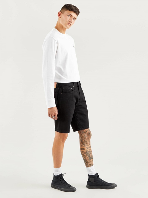Krótkie spodenki męskie jeansowe Levi's 405 Standard Shorts 39864-0037 32 Czarne (5400898960489) - obraz 4
