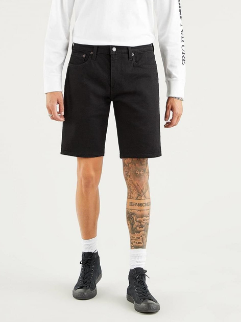 Szorty jeansowe męskie długie Levi's 405 Standard Shorts 39864-0037 33 Czarne (5400970119279) - obraz 1