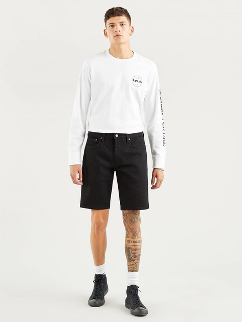 Krótkie spodenki męskie jeansowe Levi's 405 Standard Shorts 39864-0037 34 Czarne (5400970119286) - obraz 3