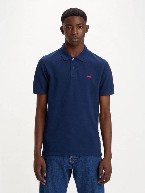 Поло довге чоловіче Levi's Slim Housemark Polo A4842-0003 S Naval Acad (5401105662776) - зображення 3